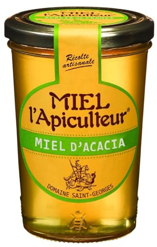 L'APICULTEUR – Miel d’Acacia Liquide, Saveur Douce et Légère, Texture FL'ouide (Pot 500g) - Lot de 3 - vendu par Lot