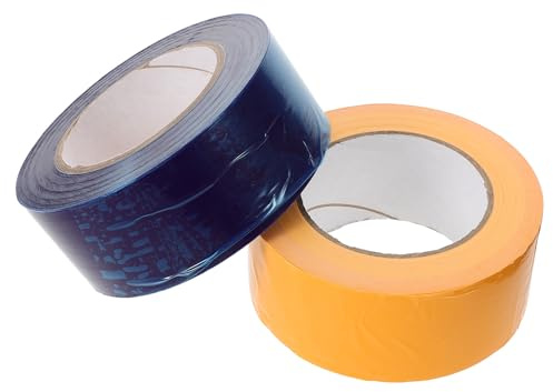 Happyyami Cinta para llantas de coche (2 unidades): Cinta para buje de rueda - 5 cm x 190 m, película protectora de PE para ruedas de coche - Protección antiarañazos y adhesivo fuerte - Accesorios