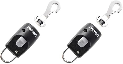 PetTec Anlein-klick-System | Magnetverschluss für Hundeleine & Hundehalsband zum schnellen An- und Ableinen | Magnetleine Hund Anleinfix | Magnet Klicksystem fix rostfrei (Packung mit 2)