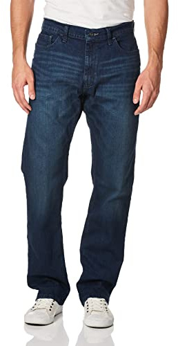 Nautica Men's Big and Tall Relaxed Fit Jean, Pure Deep Bay Wash, 40W x 34L