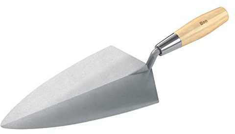 Bon Tool 72-652 Maurerkelle, geschmiedet, 30,5 cm, Philholzgriff, stahlgrau
