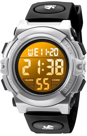 BEN NEVIS Kids Watches, Boys Digital Outdoor Sport Watch Multifunction Waterproof Digital Watch with LED Light Alarm and Calendar Date for 6-15 Year Old Boys Kids