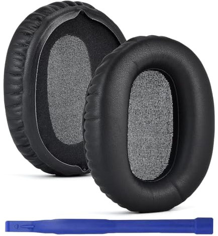 Aiivioll WH-CH720N Ear Pads Replacement Ear Pads Cushions for Sony WH-CH700N, WH-CH710N,WH-CH720N Headphones, Ear Cushions with Soft Protein Leather and Memory Foam (Black)
