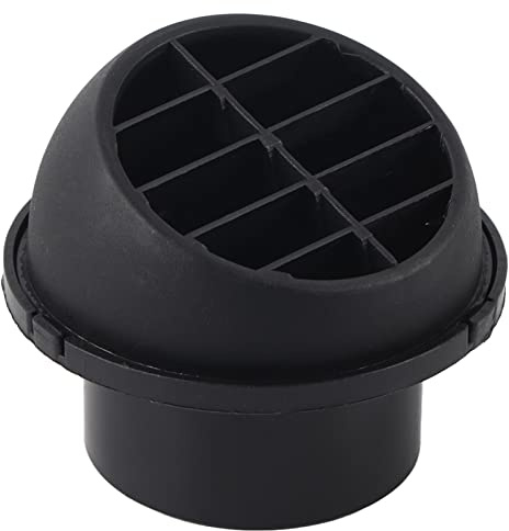 Auto-Warmluftauslass, 930680 Schwarzer Kunststoff-Warmluftauslass, 60 Mm Durchmesser, für Eberspacher Webasto Propex und Andere Blasluftheizsysteme
