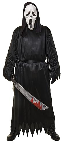 RUBIES Costume Spaventoso Fantasma per Adulti, Tunica con Maschera e Guanti, Rubini Ufficiale per Halloween, Carnevale, Natale e Compleanni