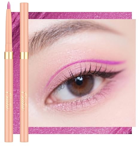 OULAC Lápices de Ojos Mate Dura 24 Horas+, Twist-up Rosa Lila Eyeliner y Lip Liner Resistente al Agua, Altamente Pigmentado Sin Manchas, y Suave, Vegan (L09) Lilac Love Pink