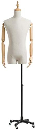 FHPEWXDG Schaufensterpuppe, trägt einen Kleiderständer für Hosen, Kleidung, Kleidung, Schmuck, Ausstellungsständer
