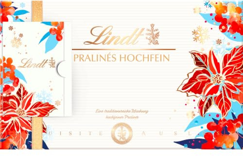 Lindt Schokolade | Hochfein Pralinés, 200g Schachtel, Pralinen Geschenk