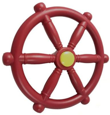 Pirate Ship Wheel - Pirate Ship Steering Wheel For Playground | Kids Outdoor Play Equipment – Easy Grip Wheels For Climbing Frames, Garden Swing Sets – Backyard Play Accessory (30cm)