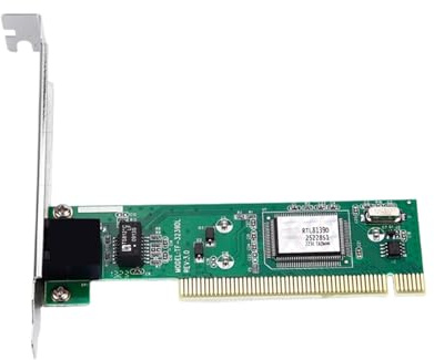RTL8139 - Tarjeta de red PCI de 100 Mbps, no requiere controlador, adaptadores Fast Ethernet para sistemas, adaptadores PCI Fast Ethernet