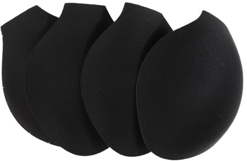 SUPVOX Almohadilla de Esponja Realce Delantero para Ropa Interior Masculina 4 Piezas Copa u Acolchada de Poliéster Resistente para Deportes al Aire Libre