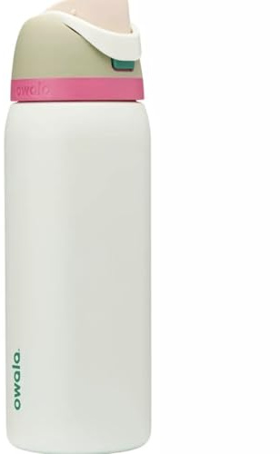 Owala Stainless Steel Water Bottle with Flip-Top Lid, Mint Alpine Sport, 32 Oz