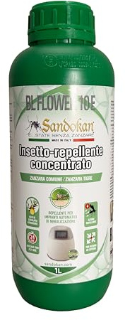 Insettorepellente Concentrato 1L – Liquido Antizanzare per Sistemi Automatici – Protezione Contro Zanzare e Insetti Volanti