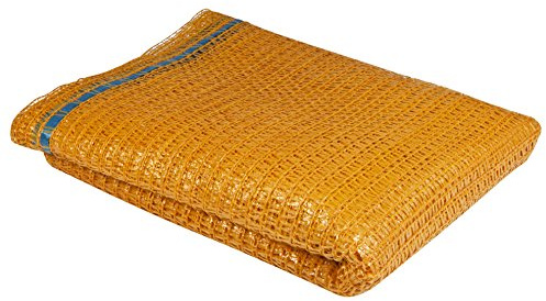 Windhager Netzsäcke, Raschelsäcke, Zwiebelsäcke, Kartoffelsack, Gemüsesäcke, Säcke für Kaminholz, 10 Stück, orange, 50 x 0,2 x 80 cm
