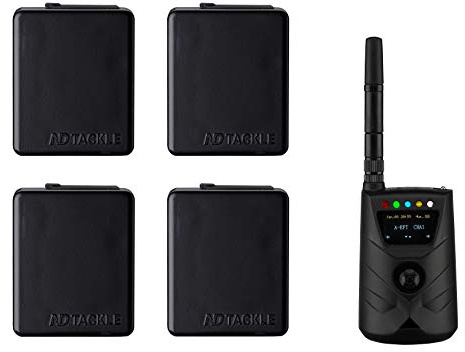 New Direction Tackle Dongle*4 with S9r(Angle Adaptors*4, Battery Cover*4) for Carp Fishing