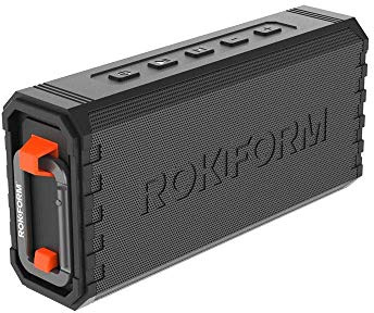 Rokform G-ROK Wireless Golf Speaker, Portable Magnetic, IPX7 Waterproof, Shockproof & Dustproof, Loud & Clear Sound, 24 Hour Battery, Rugged Outdoor Golf Cart Speaker (Black) ASIN