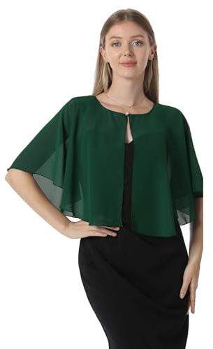 Chiffon Capelet Soft capes Shawls and Wraps for Evening Dress Wedding Cape 1920s shawl accessories for women flapper Cover Up