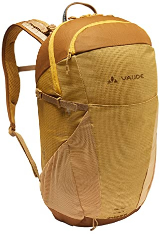 VAUDE Rucksack Neyland Zip 20, Wanderrucksack mit 20 Liter Volumen, mit praktischem Zip Verschluss, burnt yellow, Einheitsgröße