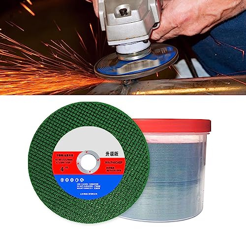 Disco da Taglio Ad Alta Resistenza Agli Urti Diametro Esterno 107 Mm Diametro Interno 16 Mm 1,2 Mm T Disco Abrasivo Altamente Efficiente per Levigatrici (25 pz)