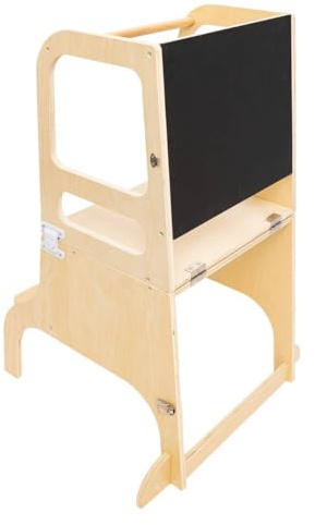 Atmosphera - Torre de observación Infantil Alba 3 en 1 Madera h91cm