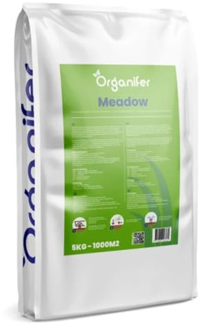 Wiesengras-Samenwiese - Speziell Für Pferde Und Kleinvieh (5 Kg - 1000 M2) - Grassamen-Wiese - Grassamen-Wiesenmischung - Schafgras - Wiesengras-Samen - Pferdegras-Samen - Organifer