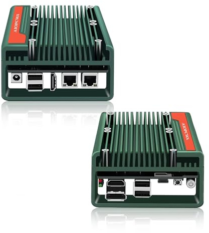 AIOPCWA N305 Fanless Mini PC, Designed for DIY / 3D Printing Enthusiasts,Core i3 N305, 2 x I226V 2.5GbE LAN, Micro Firewall Appliance, PCIe×8, TF, Barebone NO RAM NO SSD NO OS