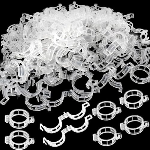 Funrelaxer Pflanzenclips Für Kletterpflanzen, 200 Stück Klammern Für Pflanzen, Pflanzenclips, Rankhilfe Tomaten, Tomaten Spalier, Tomaten Rankhilfe Klammern Für Pflanzen