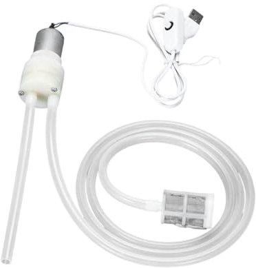 Folpus Bomba de Trasvase de Vino, Sifón Eléctrico Autocebante, Multiusos, Compacto Y Portátil para Embotellar Cerveza Kombucha, Tubo de 300 Cm, Individual