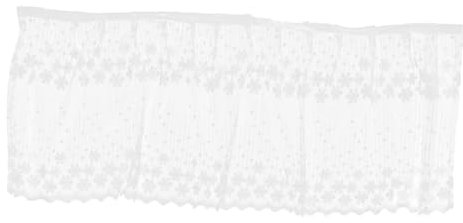 SHINEOFI Tv Screen Wind Deflector Curtain Stylish Lace Cover for Air Conditioners Monitors Space-saving Design for Screens Home