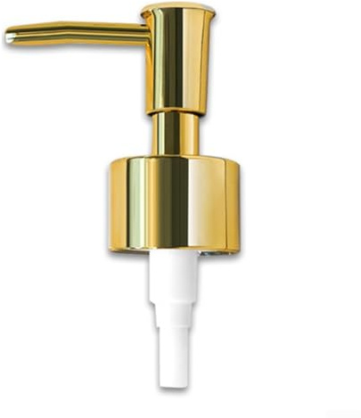 Pompa di ricambio per sapone in acciaio inox, erogatore di lozioni, dispenser per lozioni, disinfettanti, detergenti, shampoo (oro)