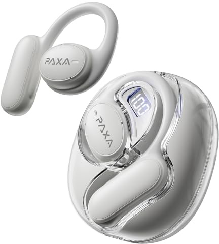 PAXA OpenAir5 Sprachübersetzer Bluetooth 5.4 Echtzeit-Übersetzer mit Sprachübersetzer in Echtzeit mit 145 Sprachen, für Reisen und Lernen, Weiß