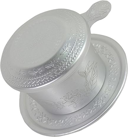 MAGICLULU Filtre à Café Aluminium Set De Filtres Pour Cafetière Vietnamienne Portable Et Facile à Nettoyer Pour Infuser Du Café