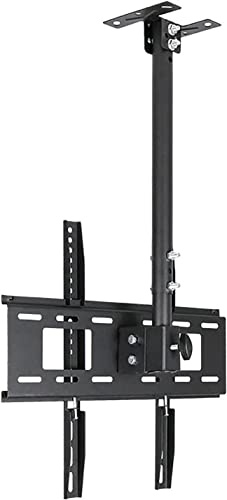 GHHVFEC Ceiling TV Mount Bracket for 26 60 inch Flat and Curved TVs Swivel and Tilt Adjustable Multiple VESA Patterns Multifunction TV Stand