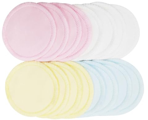 Beaupretty 8 piezas Almohadillas de Algodón Reutilizables para Desmaquillar Suaves y Lavables con Bolsa de Malla para Limpieza Facial y Ojos Sensibles