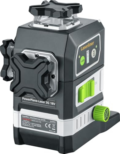 Laserliner Laser vert tridimensionnel PowerPlane-Laser 3G Multi-18V BlackLine - Electroportatif et machine