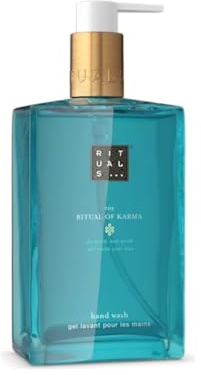 Rituals The Ritual of Karma Hand Wash, mit Lotusblüte und weißem Tee, Pumpflasche aus Glas