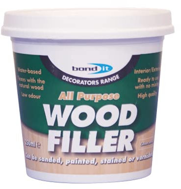 Bond It White All Purpose 1 Part Wood Repair Ready Mixed Filler 250ml