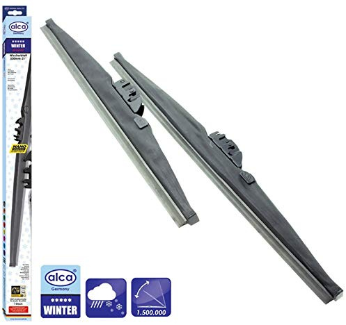 Alca WINTER SNOW Windscreen Wiper Blades 24 14 TL Fits Fiat 500 2007-onwards