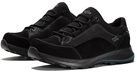 Hanwag M Banks Low Bunion GTX Schwarz - Gore-Tex Komfortabler vielseitiger Herren Gore-Tex Leder Halbschuh, Größe EU