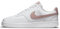 Nike Court Vision Low Next Nature, Zapatos de Baloncesto Mujer, Blanco (White/Pink Oxford), 43 EU