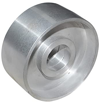 Toplionace Rueda de Contacto de Aluminio de 150x100x24mm, Rueda Activa para Máquina Lijadora de Banda Eléctrica con Máquina Afiladora DIY de 8x4mm
