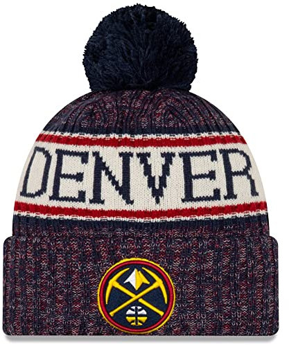 New Era NBA-Mütze für Erwachsene, Unisex, offizielle Sportstrickmütze mit Bommel, Mehrfarbig, Einheitsgr��e