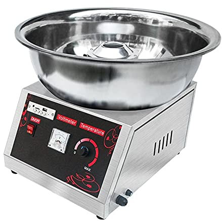 Machine À Barbe À Papa De Qualité Supérieure 1000 W, Machine À Barbe À Papa Professionnelle De Style Forain, Musique avec Fonction USB Bluetooth, Facile À Utiliser Et Faire De La Barbe À Papa Rapidem