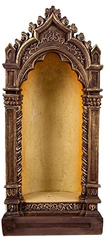 Inmaculada Romero IR Hornacina marrón 30 cm. Decorativa Resina peana