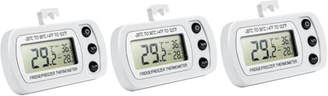 Alipis 6 Stk Gefrierthermometer digitaler mit Gefrierfach kabelloser Temperaturmonitor kühlschrankthermometer küchenthermometer digitales Thermometer Temperatursensor Anzahl