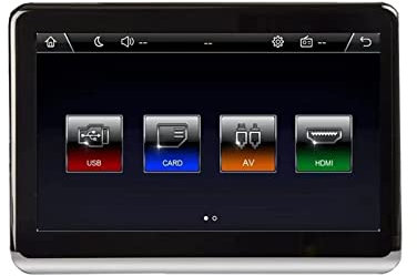 Lettore DVD portatile per lettori video per poggia Touch screen da 10,1 pollici MP5 opzionale Touch Screen DVD Monitor Monitor for auto Monitor for auto con schermo rotante HD(Size:DVD touch screen)