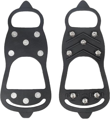 Spikes für Schuhe Winter mit 10 Anti Rutsch Spikes