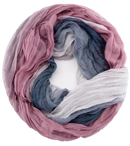 Glamexx24 Damen Schal Schlauchschal Loop Schal Leichter Halstuch Tuch weich und angenehm auf der Haut