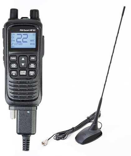 PNI Escort HP 82 Kit Station Radio CB Portable Multi Standard 4 W 12 V AM-FM avec antenne CB PNI Extra 48