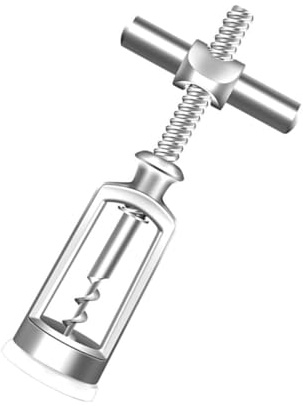 SHINEOFI Cavatappi Manuale per Bottiglie di Vino Rosso a Forma di Croce Apribottiglie Resistente in Acciaio Confezione Regalo Strumento per Rimuovere Tappi per Casa Feste e Ristoranti